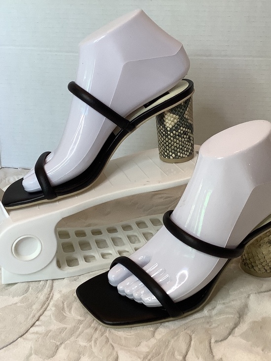 Dolce Vita Shoes - EUC Dolce Vita black snake heels sz. 6.5 sandals slip ons